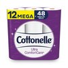 Cottonelle Pack, 284 Sheets, White, 12 PK 48596/54165